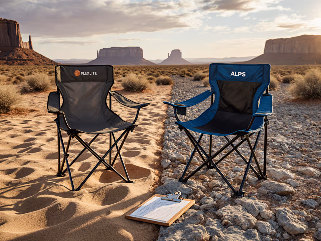 REI vs ALPS Chairs: Stability Tested on Sand & Rock