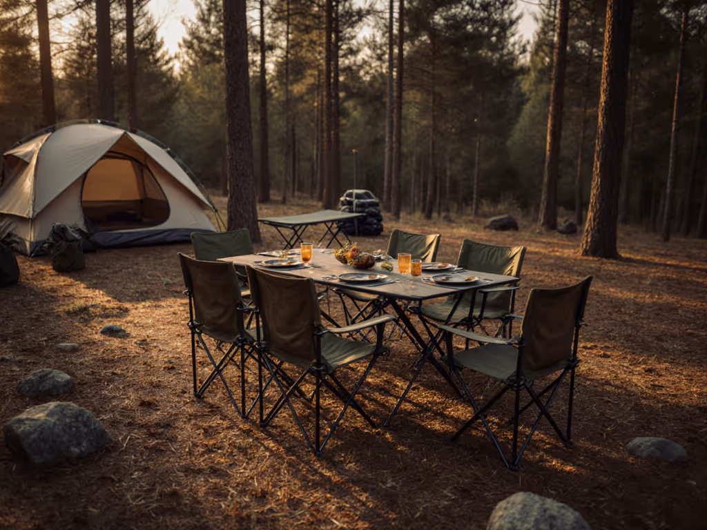 11/11/2025 Camp Setup Checklist: Match Chairs, Tables &amp; Cots for Stable Meals and Faster Pack-Up