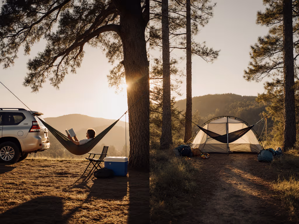 Hanging Hammock Chair or Standing? Space vs Recline