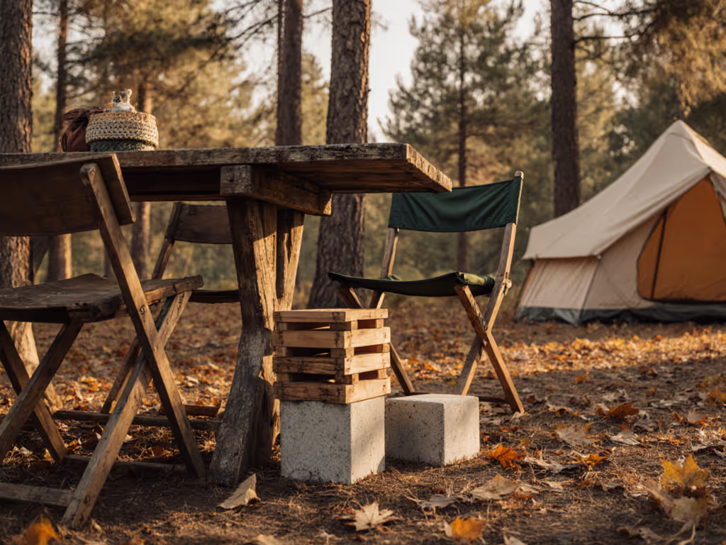 Fix Awkward Camping Gear Heights: Upcycled Solutions