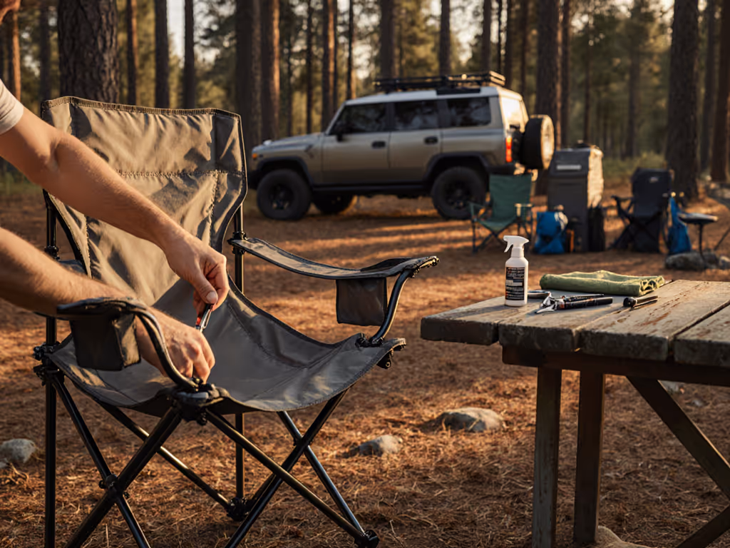 Camping Chair Maintenance: Stop Wobble & Extend Lifespan