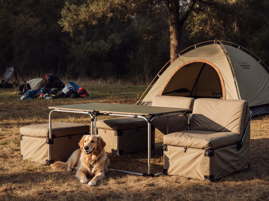 Pet-Safe Camp Furniture: Modular Kits That Solve Packing Tetris