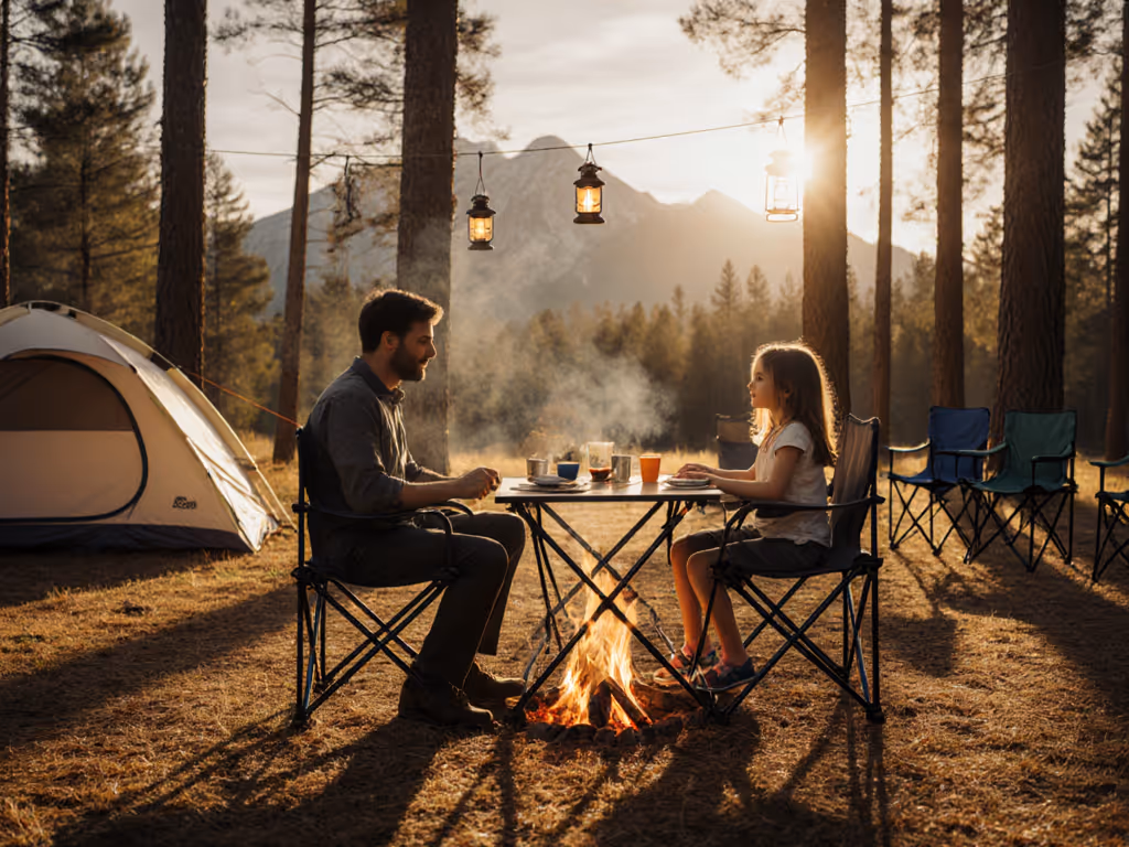 Best Family Camp Furniture: Height-Perfect Group Seating Sets