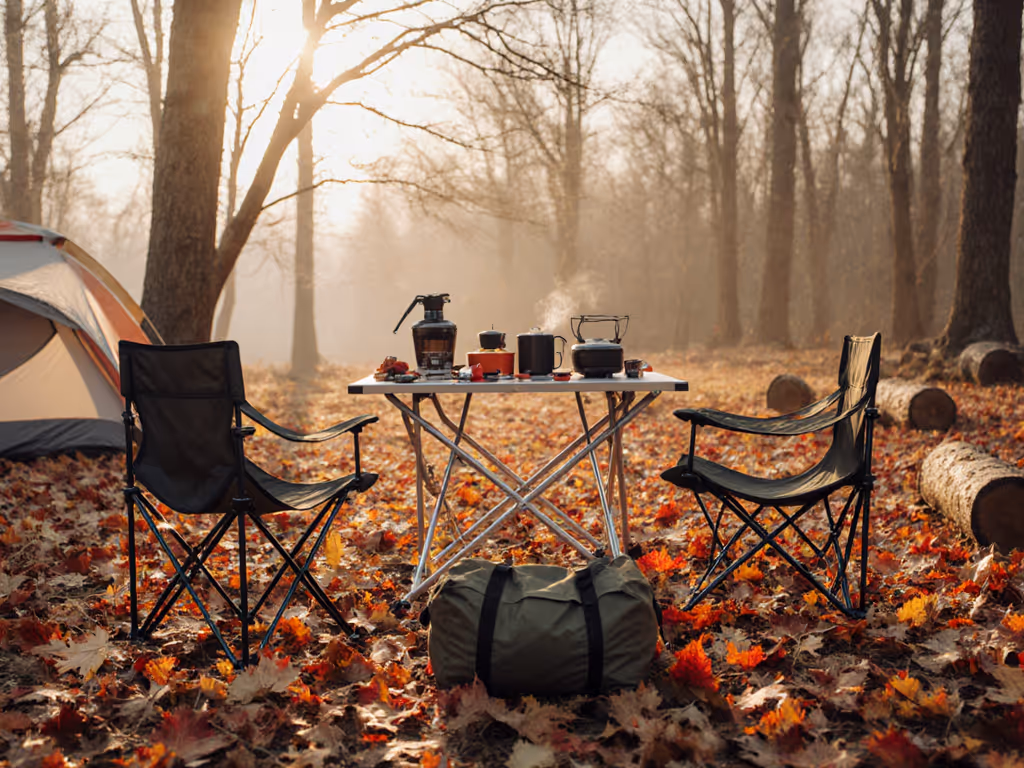 {"title":"Camper Loadouts (2025-11-12): 9 Tested Seat-to-Table Setups for Stable, Pack-Efficient Late-Fall Camping"}